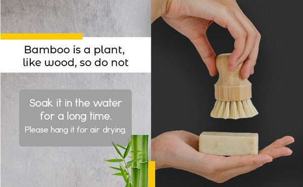 The bamboo-sisal fiber dish brush is a sturdy, eco-friendly scourer with firm sisal bristles mounted on a bamboo handle, ideal for cleaning dishes and scrubbing stubborn residue.