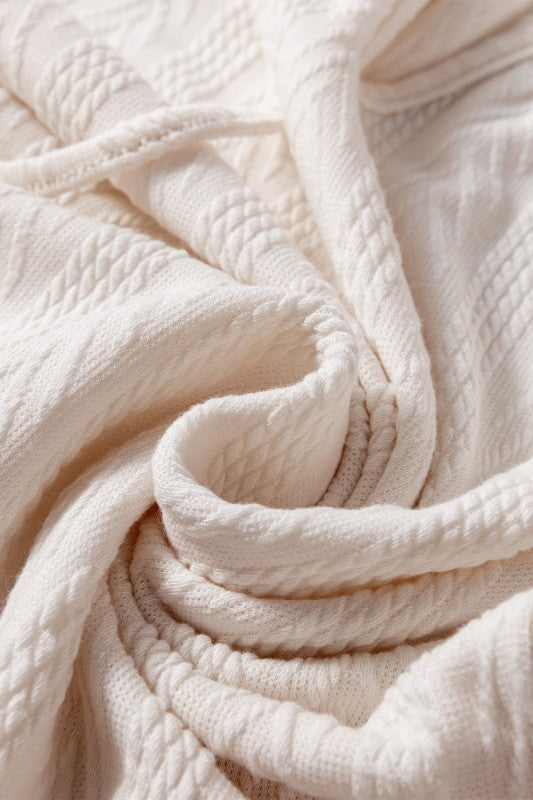 Shoulder drop design gives a slouchy, casual vibe.