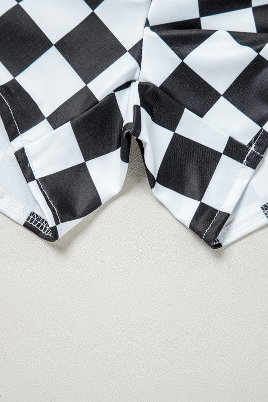 Bold pattern. Flattering fit. Everyday ease. These checkered high-waist shorts are your go-to for casual cool. With a classic print and a silhouette that hugs just right, they’re perfect for sunny strolls, coffee runs, or laid-back hangouts.