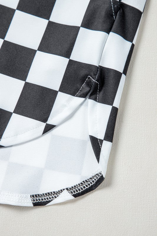 Bold pattern. Flattering fit. Everyday ease. These checkered high-waist shorts are your go-to for casual cool. With a classic print and a silhouette that hugs just right, they’re perfect for sunny strolls, coffee runs, or laid-back hangouts.