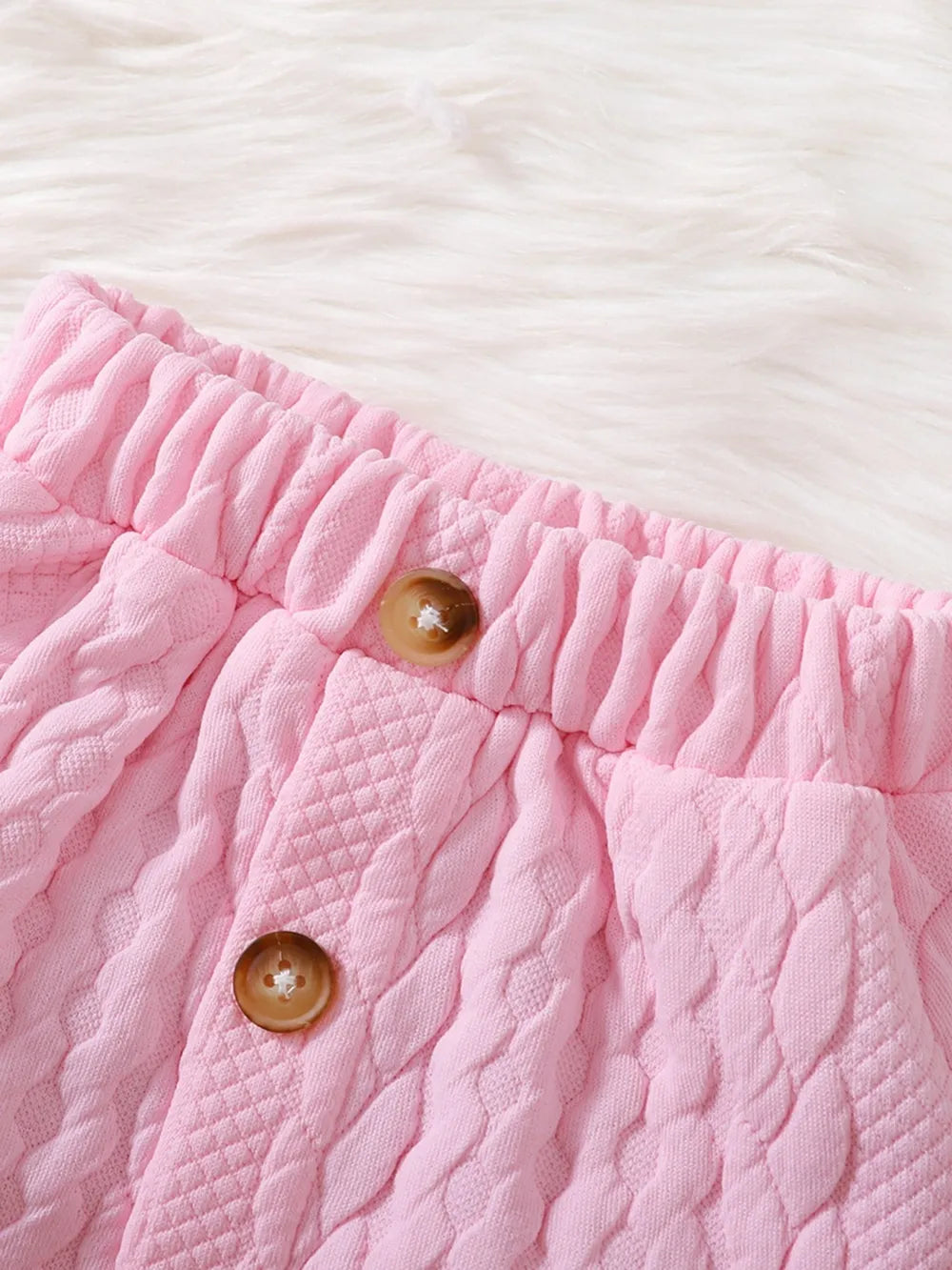 Children’s co-ord set: lace top with intricate detail and matching skirt — elegant outfit for girls