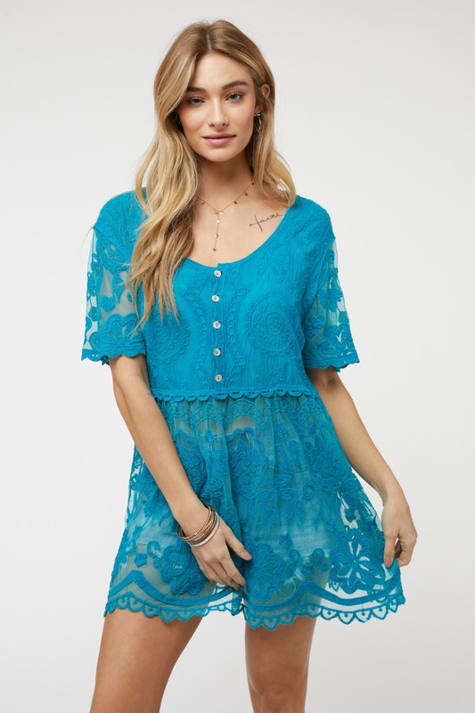 Crochet inserts meet classic lines for a top that’s both unique and wearable.