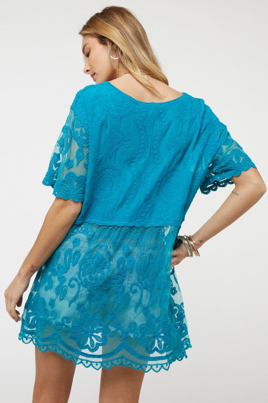 Detailed crochet fronts balanced by button closures for polish and flair.