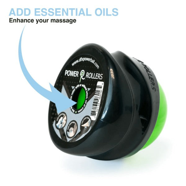 DFX home spa power massage rollers device with multiple roller heads, ergonomic handle, and intensity settings