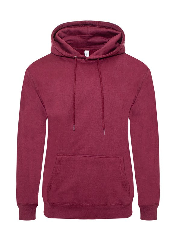 A cozy fleece pullover hoodie that blends soft, warm fabric with a relaxed, versatile fit, featuring a secure kangaroo pocket, ribbed cuffs and hem, and an adjustable hood for all-day comfort and easy layering.