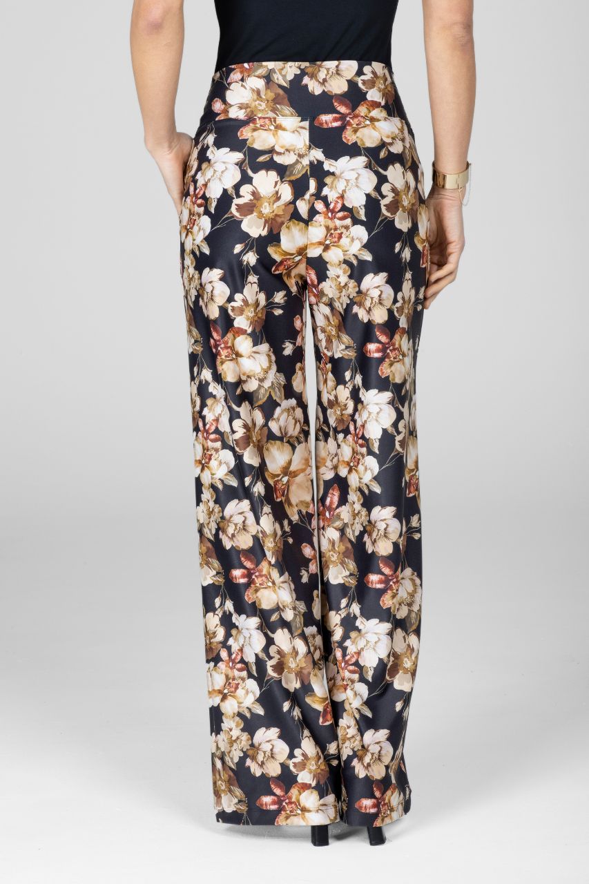 GRACE WIDE LEG PANT: FALL TONAL FLORAL