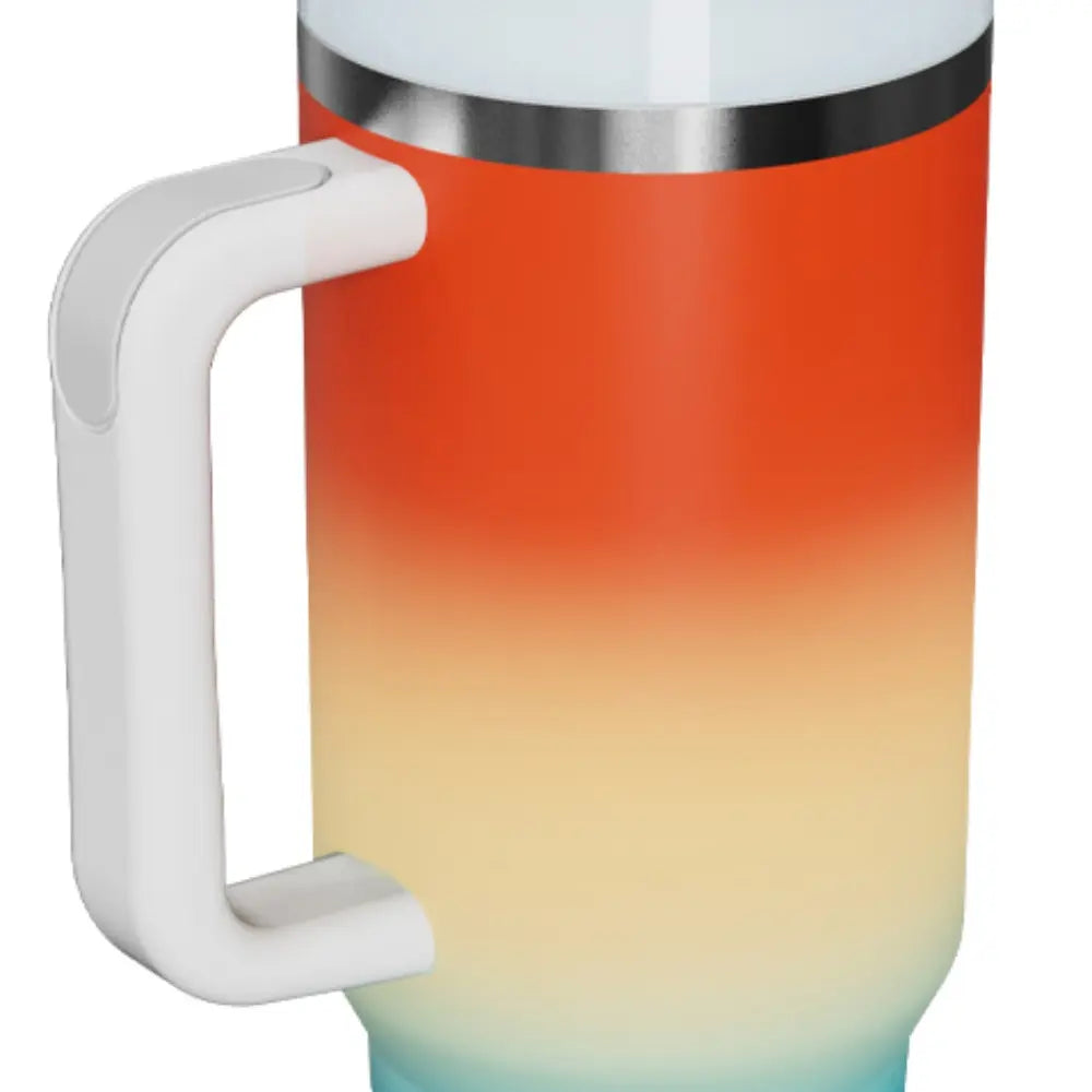 Why settle for boring drinkware when you can hydrate in full color? The Gradient Multicolor Stainless Steel Tumbler is a showstopper—blending sleek stainless steel with a bold ombré finish that turns heads wherever you go. Whether it’s iced coffee, tea, or water, this tumbler keeps your drink at the perfect temp and your vibe on point.