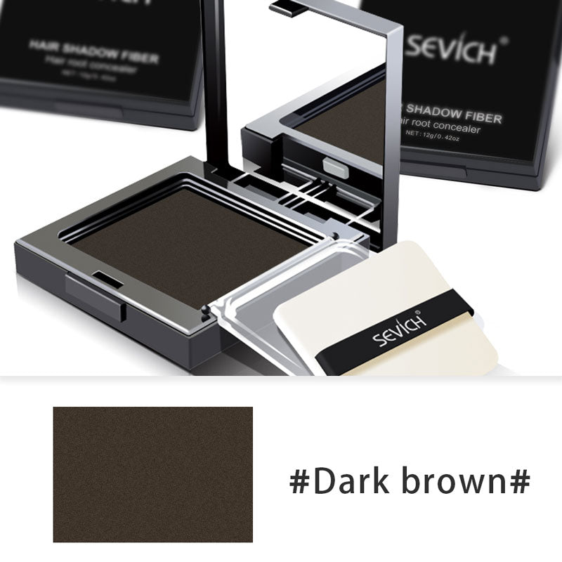Sevich 12g Hair Line powder compact Waterproof Dark Brown Hair shadow Powder 3 Colors Hair Concealer Powder Instantly Cover Up