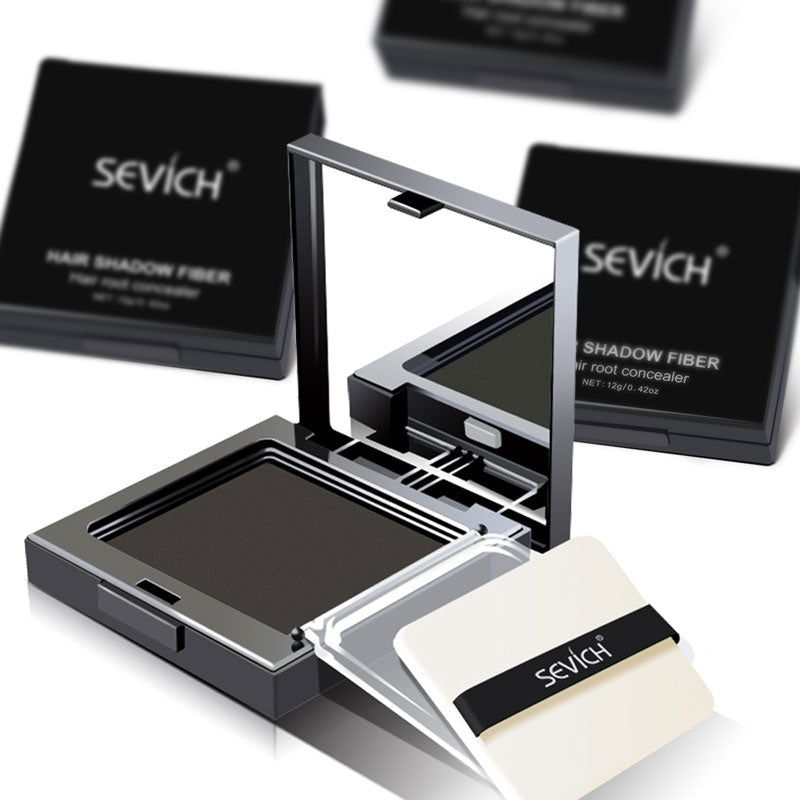 Sevich 12g Hair Line powder compact Waterproof Dark Brown Hair shadow Powder 3 Colors Hair Concealer Powder Instantly Cover Up