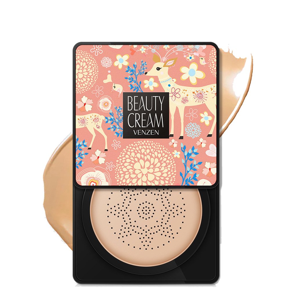 Popular CC Cream Foundation Mushroom Cushion Beauty Cream Natural Concealer Foundation Liquid BB Cream