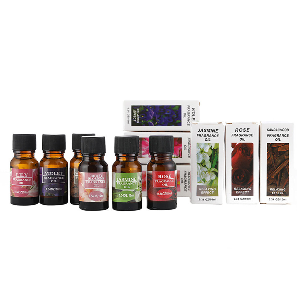 10ml/bottle Essential Oils For Aroma Diffuser Air Humidifier Aromatherapy Water-soluble Oil 12 Kinds Of Fragrance To Choose L5