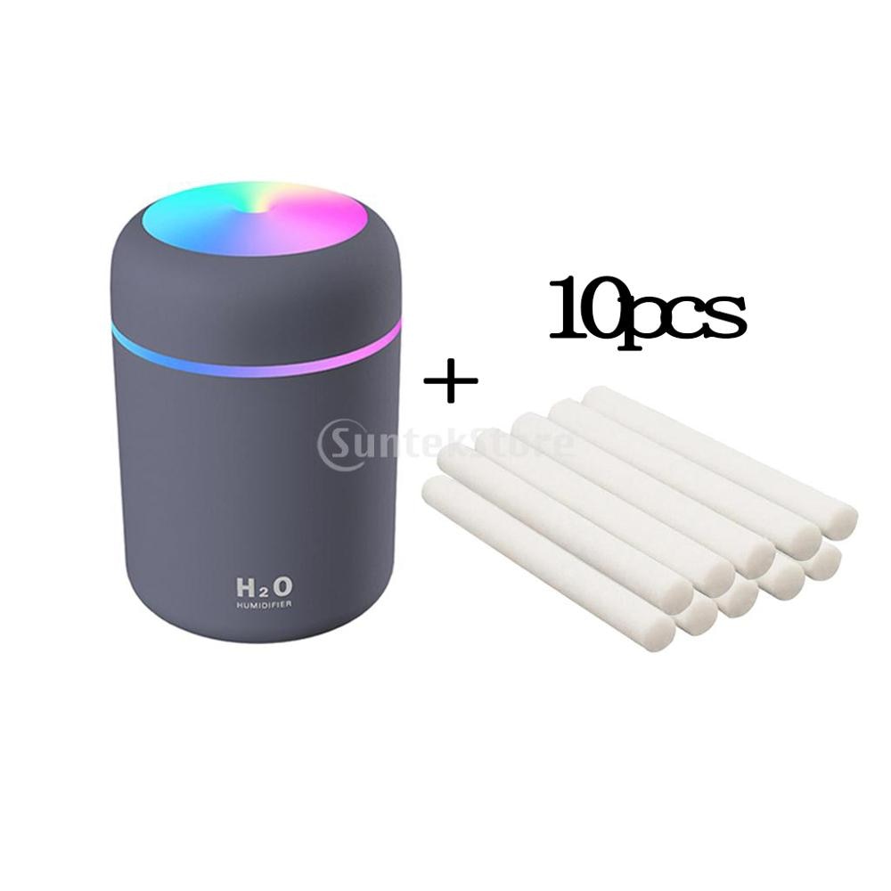 Electric Air Mist Humidifier 300ml Essential Oil Diffuser Home Fragrance USB Cool Mist Humidifier Air Freshener for Office Car