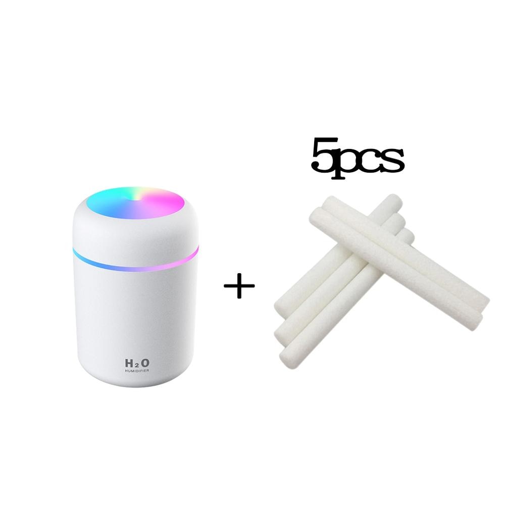 Electric Air Mist Humidifier 300ml Essential Oil Diffuser Home Fragrance USB Cool Mist Humidifier Air Freshener for Office Car