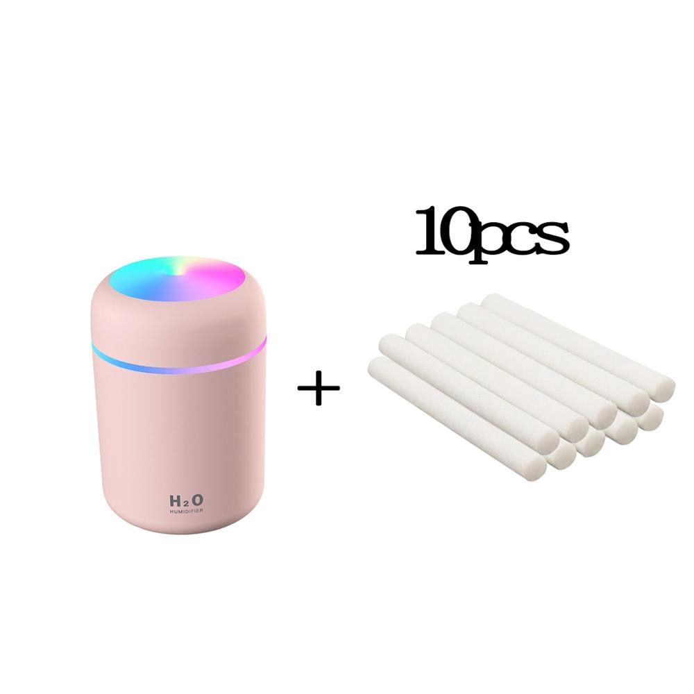 Electric Air Mist Humidifier 300ml Essential Oil Diffuser Home Fragrance USB Cool Mist Humidifier Air Freshener for Office Car