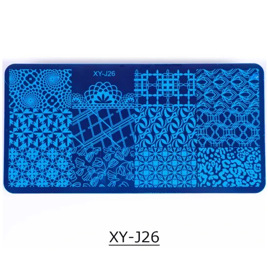 New Nail Art Stamping Plates Stencils Lace Flowers Beauty Stamp Polish Printing Halloween Nail Art Templates Manicure TRXYJ17-32