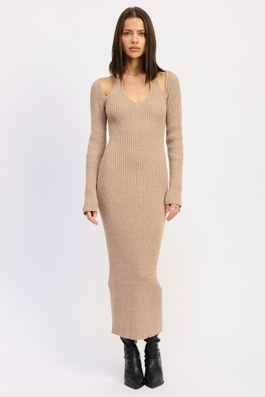 Halter Neck Midi Dress