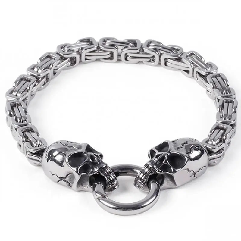 Men\\\\\\'s Vintage Skull Beaded Skull Bracelets Men\\\\\\'s Bracelets Gothic Jewelry Accessories Gifts