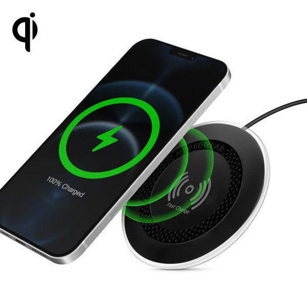 Power up without plugging in. The HyperGear ChargePad Pro delivers a blazing-fast 15W wireless charge in a sleek, ultra-slim design that looks as good as it performs. Whether you're at your desk, bedside, or on the go, this charger keeps your devices powered and your space clutter-free.