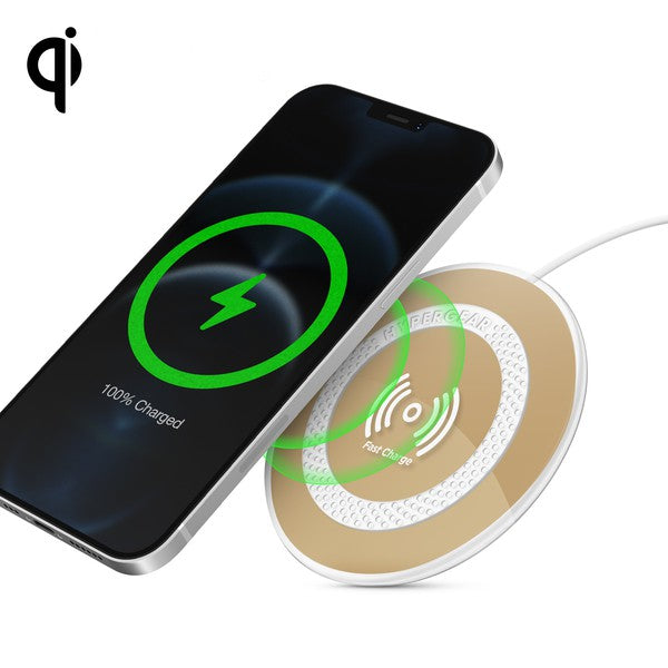 Power up without plugging in. The HyperGear ChargePad Pro delivers a blazing-fast 15W wireless charge in a sleek, ultra-slim design that looks as good as it performs. Whether you're at your desk, bedside, or on the go, this charger keeps your devices powered and your space clutter-free.