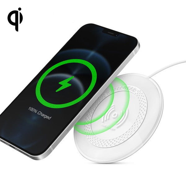Power up without plugging in. The HyperGear ChargePad Pro delivers a blazing-fast 15W wireless charge in a sleek, ultra-slim design that looks as good as it performs. Whether you're at your desk, bedside, or on the go, this charger keeps your devices powered and your space clutter-free.