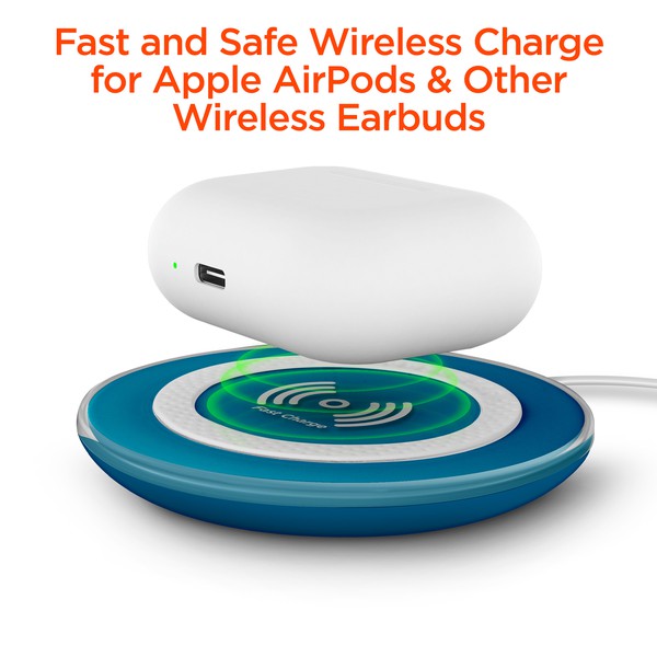 Power up without plugging in. The HyperGear ChargePad Pro delivers a blazing-fast 15W wireless charge in a sleek, ultra-slim design that looks as good as it performs. Whether you're at your desk, bedside, or on the go, this charger keeps your devices powered and your space clutter-free.