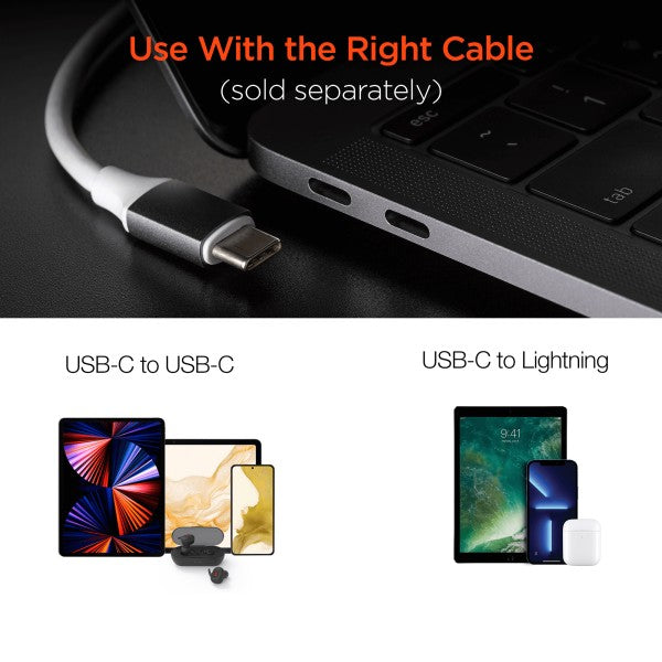 Charge smarter and faster with the HyperGear SpeedBoost 45W USB-C Wall Charger—your compact solution for powering laptops, tablets, and smartphones with blazing efficiency. Whether you're working, traveling, or gaming, this charger delivers reliable performance in a sleek, travel-ready design.