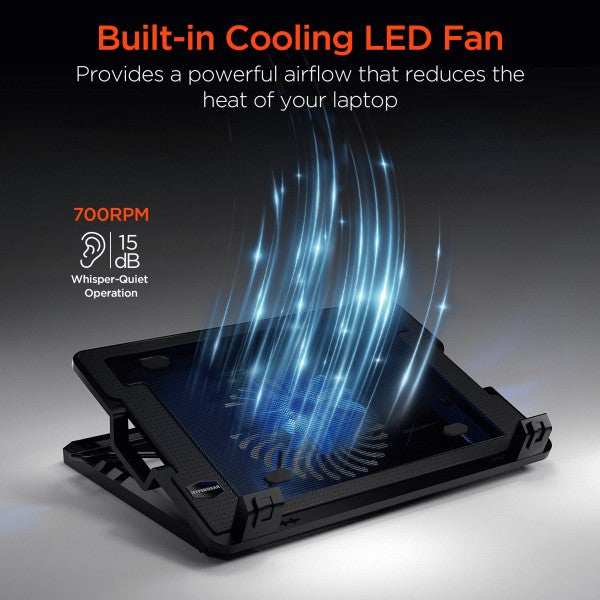 Say goodbye to overheating and hello to elevated performance. The HyperGear UpRite Air Portable Laptop Cooling Stand is engineered to keep your laptop cool, your posture aligned, and your workflow optimized—whether you're at your desk, on the couch, or working remotely.