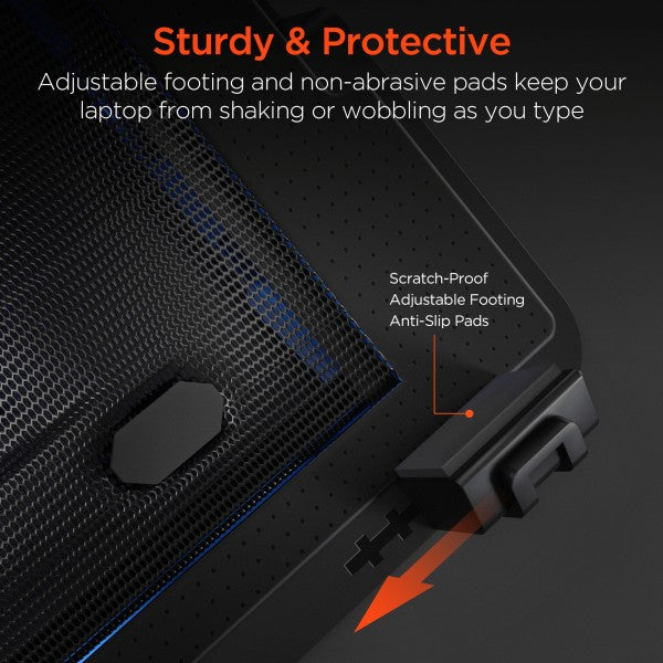 Say goodbye to overheating and hello to elevated performance. The HyperGear UpRite Air Portable Laptop Cooling Stand is engineered to keep your laptop cool, your posture aligned, and your workflow optimized—whether you're at your desk, on the couch, or working remotely.