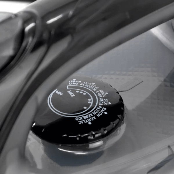 The Impress mid-size non-stick iron with spray burst is a versatile iron that smoothly glides over fabrics, features a non-stick soleplate, and includes a spray burst function for easy wrinkle remova