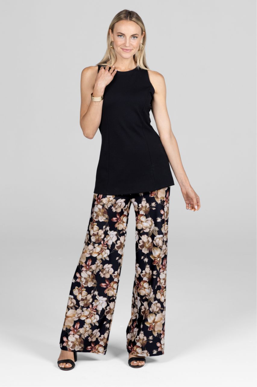 JULIA TUNIC: BLACK PONTE