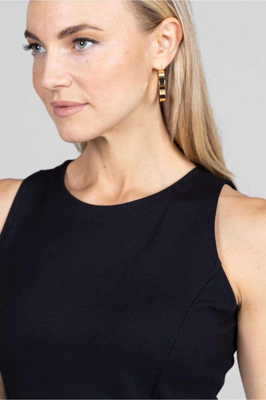 JULIA TUNIC: BLACK PONTE