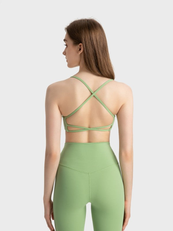 Flirty straps. Functional fit. The JupiterGear Crisscross Cami is your go-to for layering, lounging, or light workouts. With a sleek silhouette and delicate crisscross back straps, it’s designed to move with you while adding a touch of flair to your everyday look.