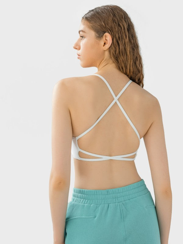 Flirty straps. Functional fit. The JupiterGear Crisscross Cami is your go-to for layering, lounging, or light workouts. With a sleek silhouette and delicate crisscross back straps, it’s designed to move with you while adding a touch of flair to your everyday look.