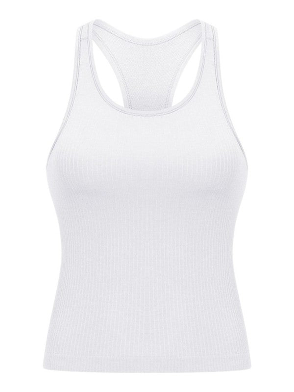 Smooth, sleek, and built to move. The JupiterGear Round Neck Racerback Tank is your everyday essential for workouts, errands, and everything in between. With a flattering round neckline and a racerback cut that frees your shoulders, this tank blends performance with polish.