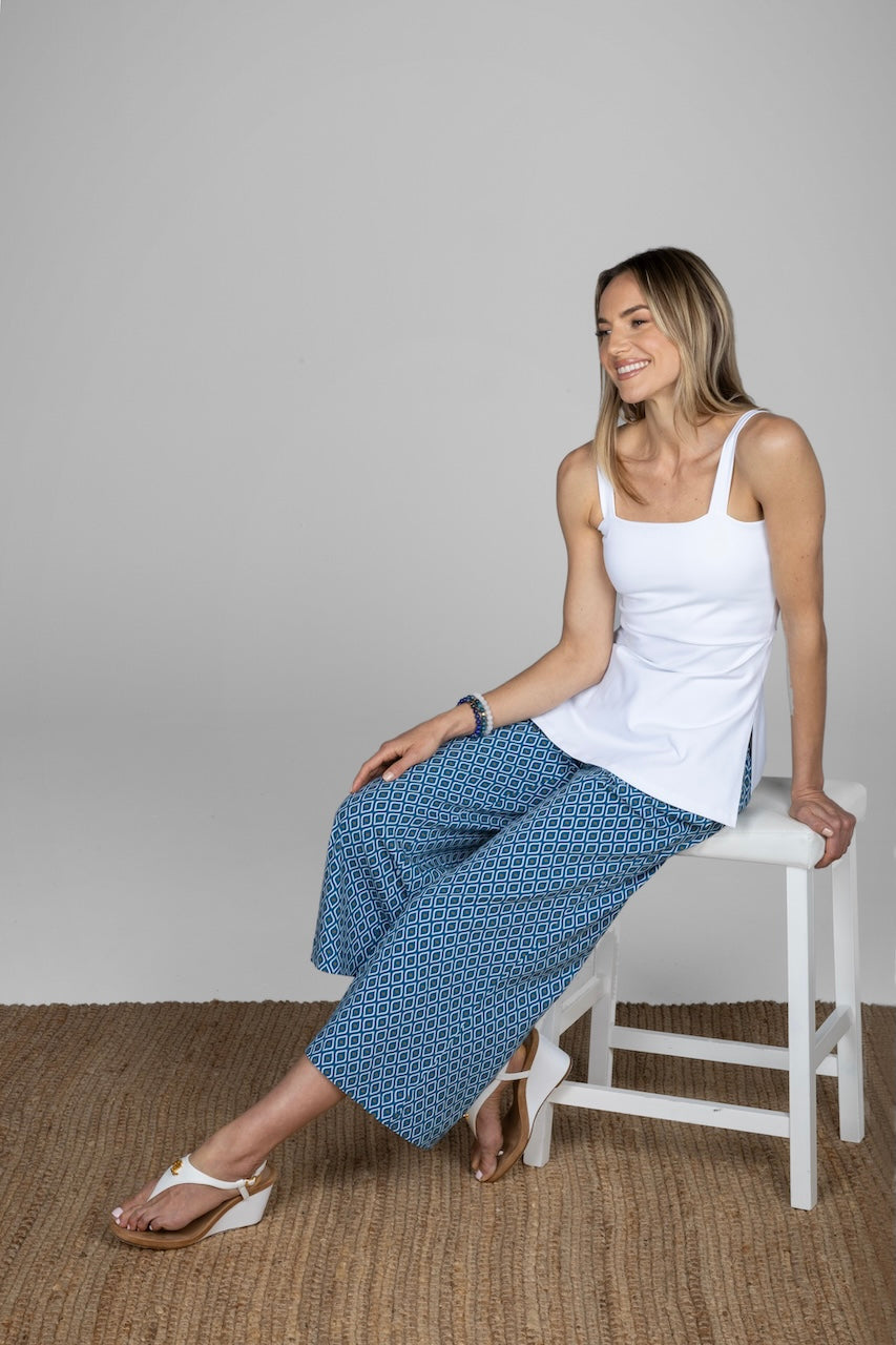 PORTOFINO ANKLE PANT: SUMMER GEO