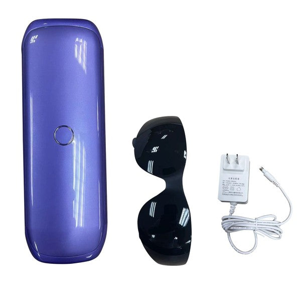 Laser IPL Hair Removal Device with ergonomic design and safety features for at-home use.