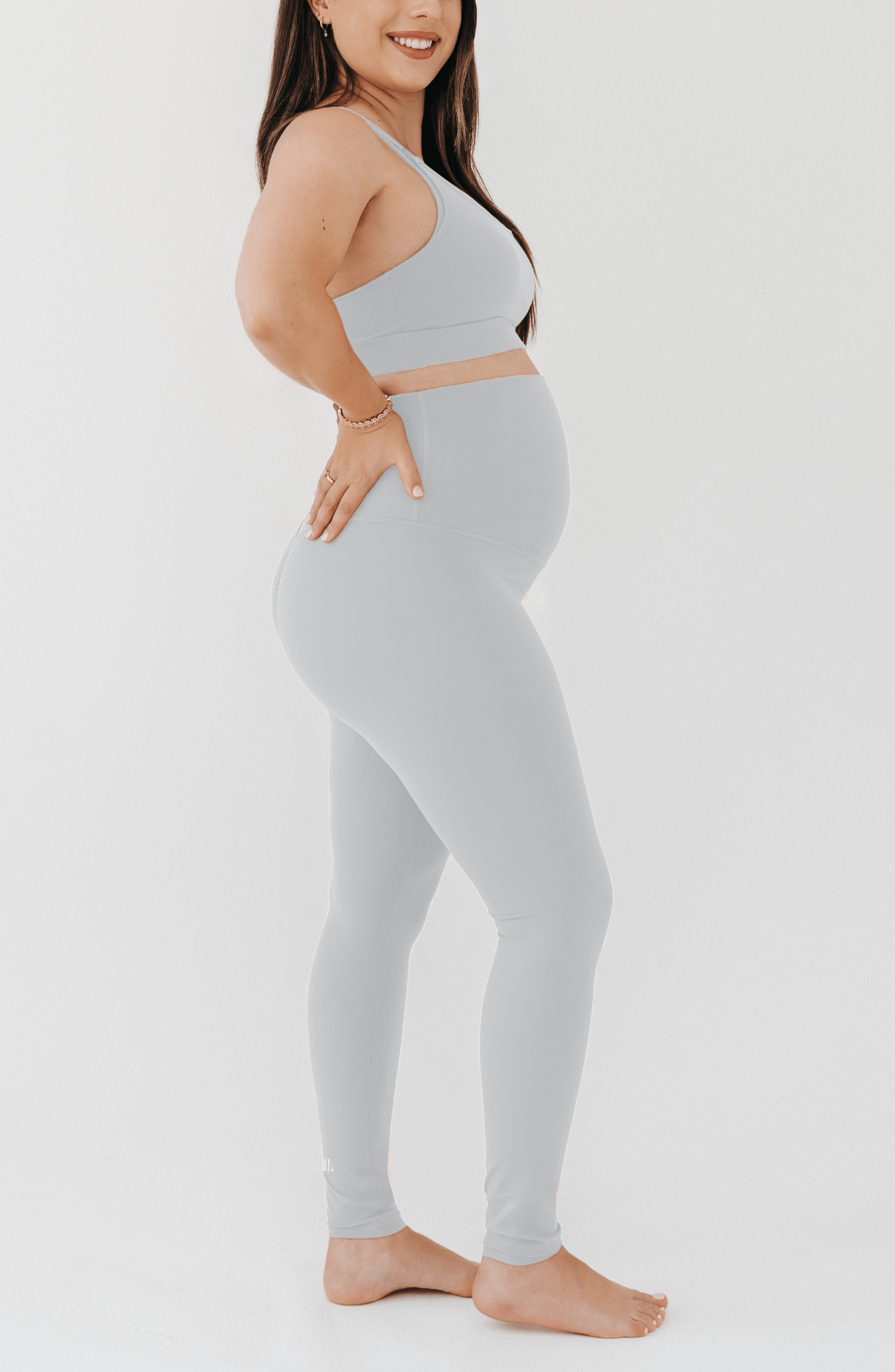 AXK CORE Curve Maternity Legging - Light Gray