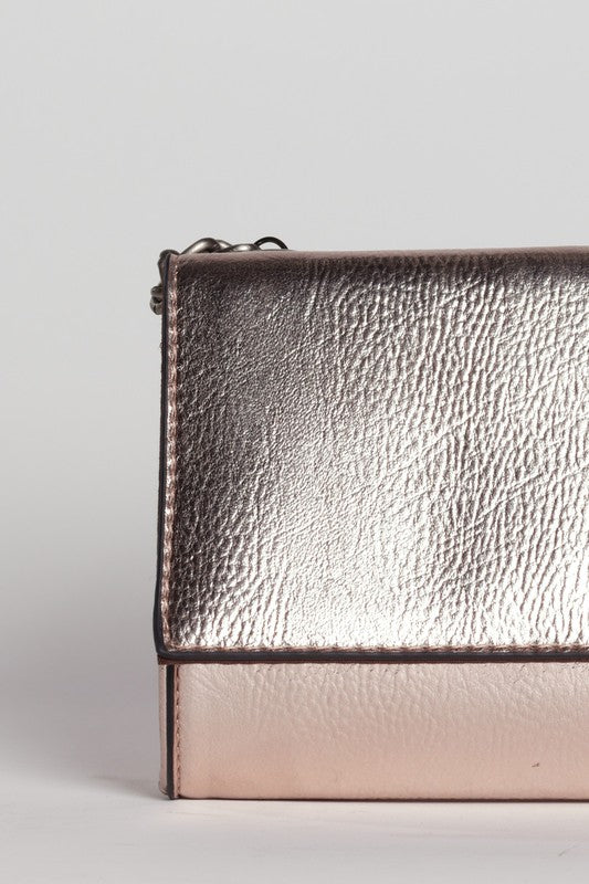 METALLIC LEATHER BAG