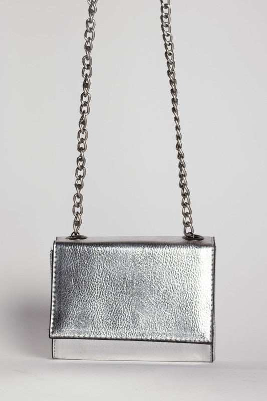 METALLIC LEATHER BAG