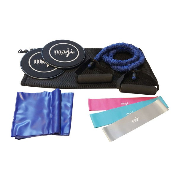 No gym? No problem. The Maji Sports Resistance and Fitness Training Bundle is your all-in-one solution for sculpting, strengthening, and sweating—anytime, anywhere. Whether you're a beginner or a seasoned athlete, this bundle gives you the tools to crush your goals from head to toe.