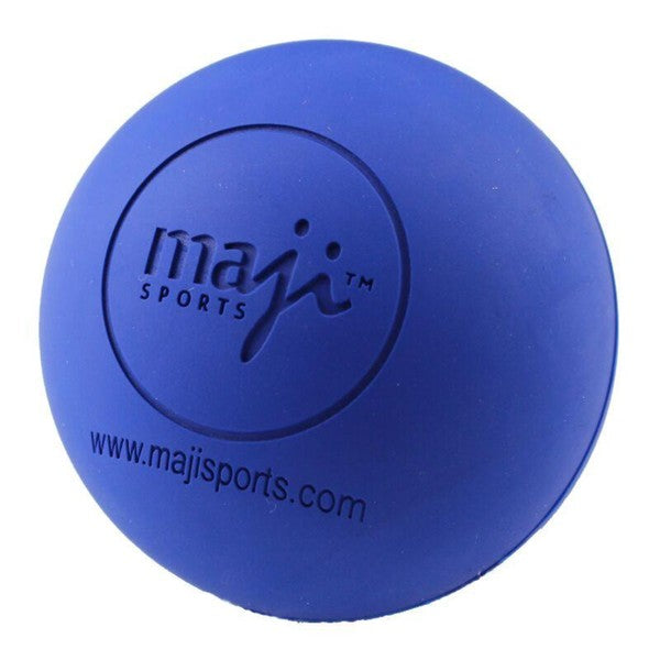 Maji Sports trigger point massage ball made of natural rubber, 63.5 mm diameter, for targeted muscle knot relief