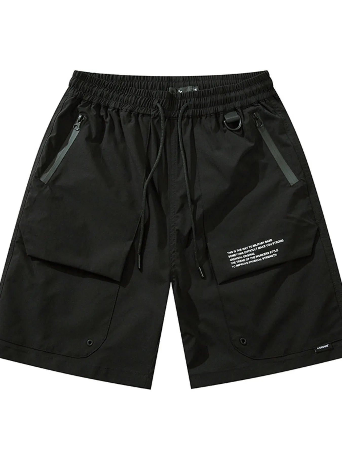 These men's plus-size drawstring shorts offer a comfortable, adjustable fit with a relaxed silhouette and breathable fabric for everyday wear.
