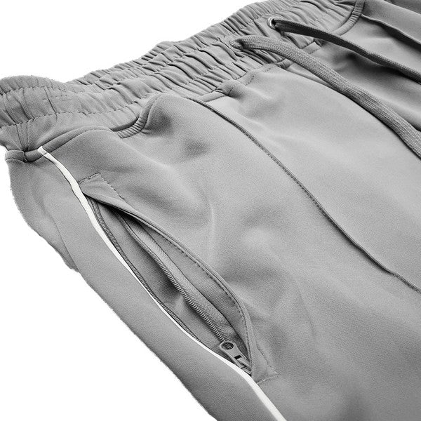Mens Side Pipe Stacked Flare Pants_c