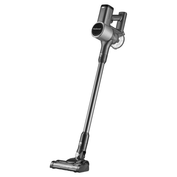 The National 2-in-1 Cordless Handheld Vacuum Cleaner is a lightweight, rechargeable vacuum that combines handheld and stick configurations for versatile, powerful cleaning on floors and upholstery without the hassle of cords.
