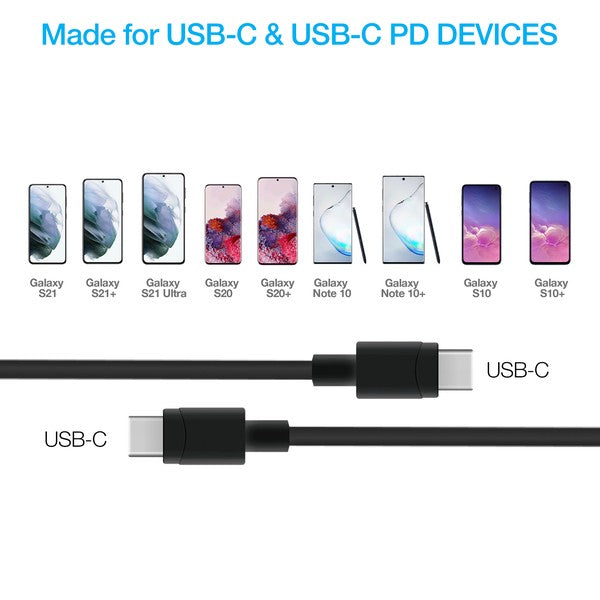 A compact Naztech wall charger with a 20W USB-C Power Delivery port, foldable prongs, and two USB-C cables—ideal for fast, portable charging of compatible devices.