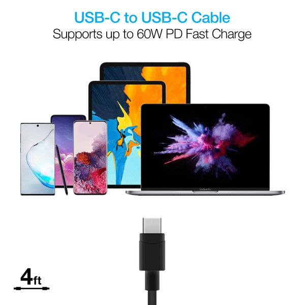 A compact Naztech wall charger with a 20W USB-C Power Delivery port, foldable prongs, and two USB-C cables—ideal for fast, portable charging of compatible devices.