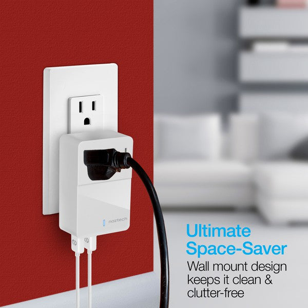 Naztech wall chargers—4 USB ports and 2 AC outlets for efficient multi-device charging.