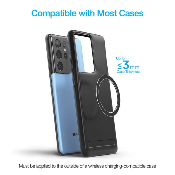 Transform any phone case into a MagSafe-compatible powerhouse with the Naztech MagUP Magnetic Ring 2-Pack. Designed for seamless alignment and secure attachment, these ultra-thin rings unlock the full potential of MagSafe charging and accessories—without switching cases.