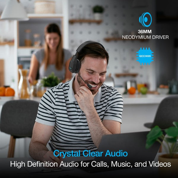 Engineered for professionals on the move, the Naztech NXT-700 Xtreme delivers powerful noise cancellation, all-day comfort, and seamless wireless connectivity. Whether you're commuting, working remotely, or driving cross-country, this headset keeps your communication sharp and distraction-free.