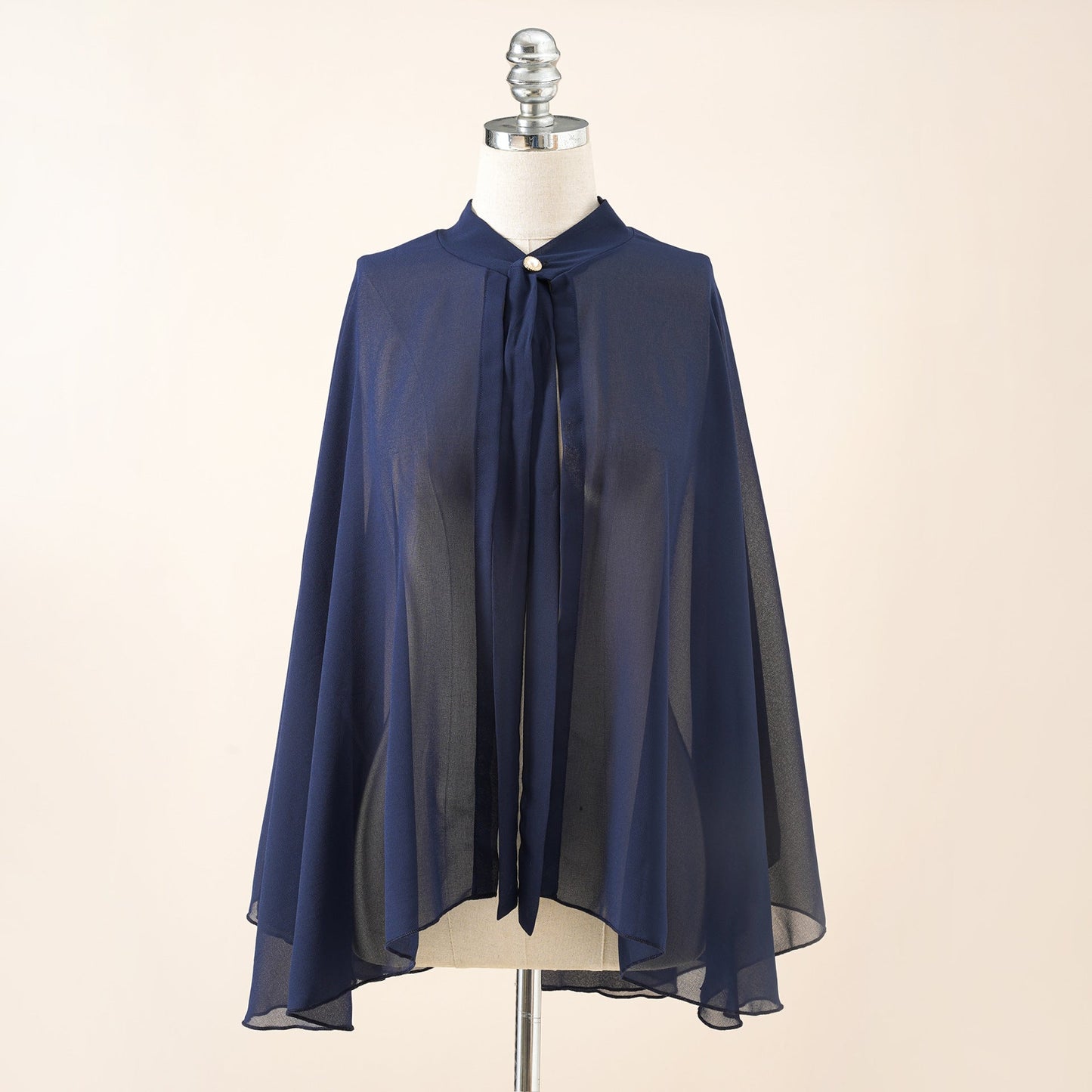 Solid Color Chiffon Button Cardigan Overclothes Outdoor Sunshade Cycling Sunscreen Shawl Beach Scarf